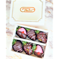 6pcs Cupid's Arrow Chocolate Strawberries Gift Box